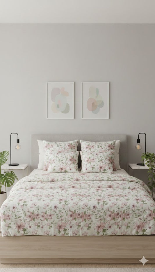 IV739 Cotton Duvet Cover Set - Without Filling