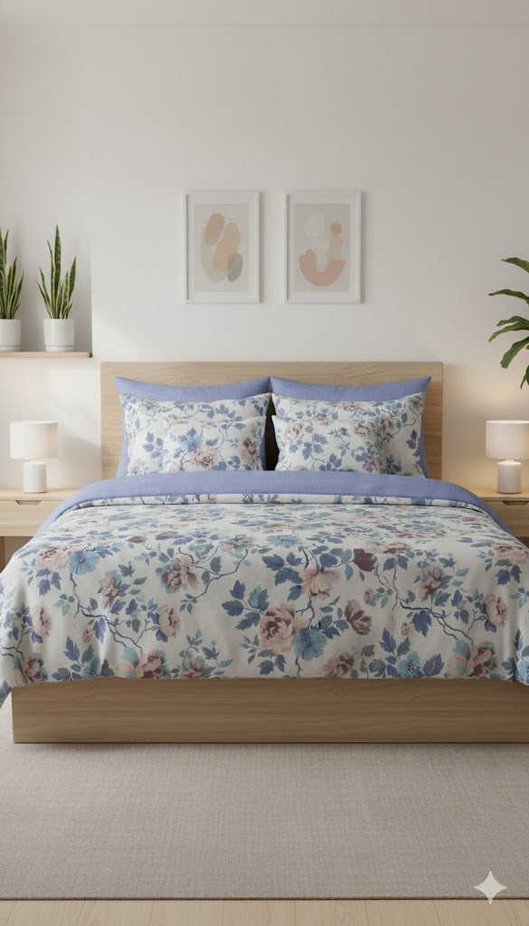IV737 Cotton Duvet Cover Set - Without Filling