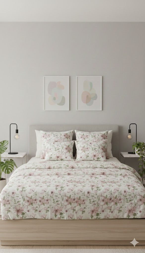 IV739 Cotton Duvet Cover Set - Without Filling