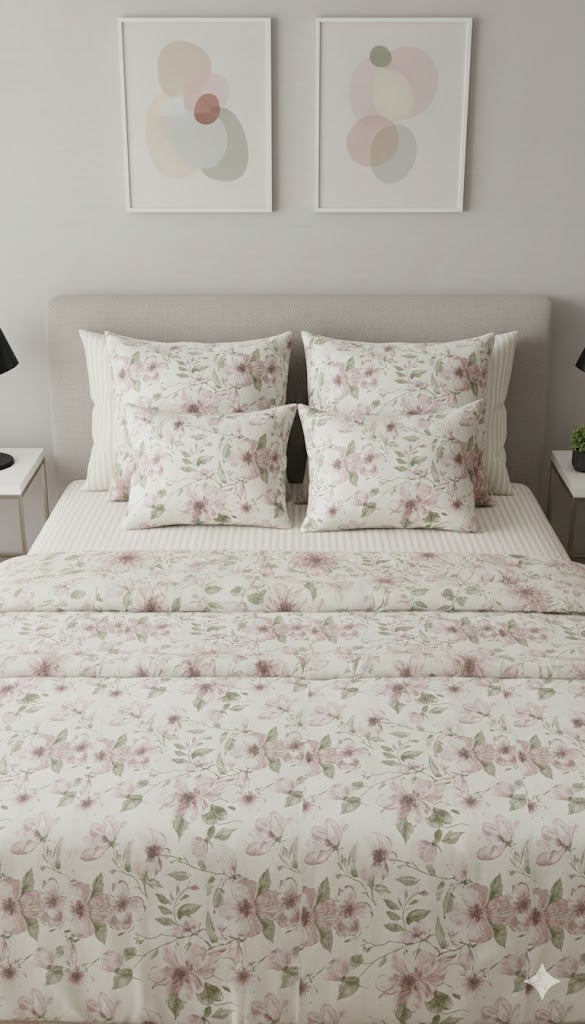 IV739 Cotton Duvet Cover Set - Without Filling