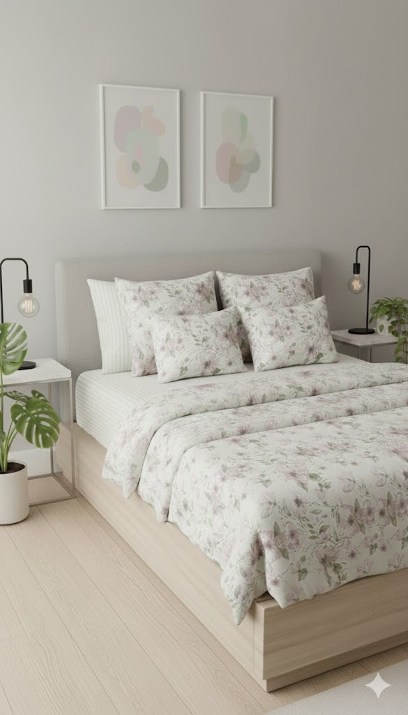 IV739 Cotton Duvet Cover Set - Without Filling