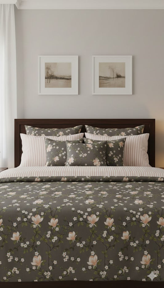 IV741 Cotton Duvet Cover Set - Without Filling