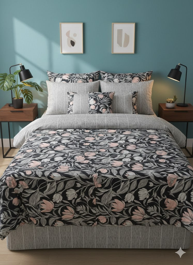 IV777 Cotton Duvet Cover Set - Without Filling