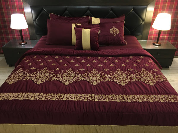 IV4000081 Embroidered Comforter Set - Velvet