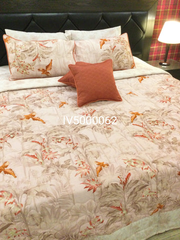 IV5000062 Luxury Cotton Satin Comforter Set - Light Filling